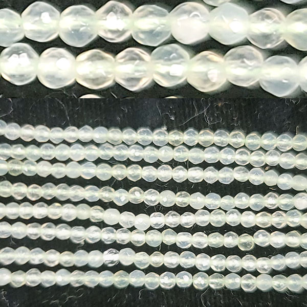 NEW JADE 02MM FACETED ROUND